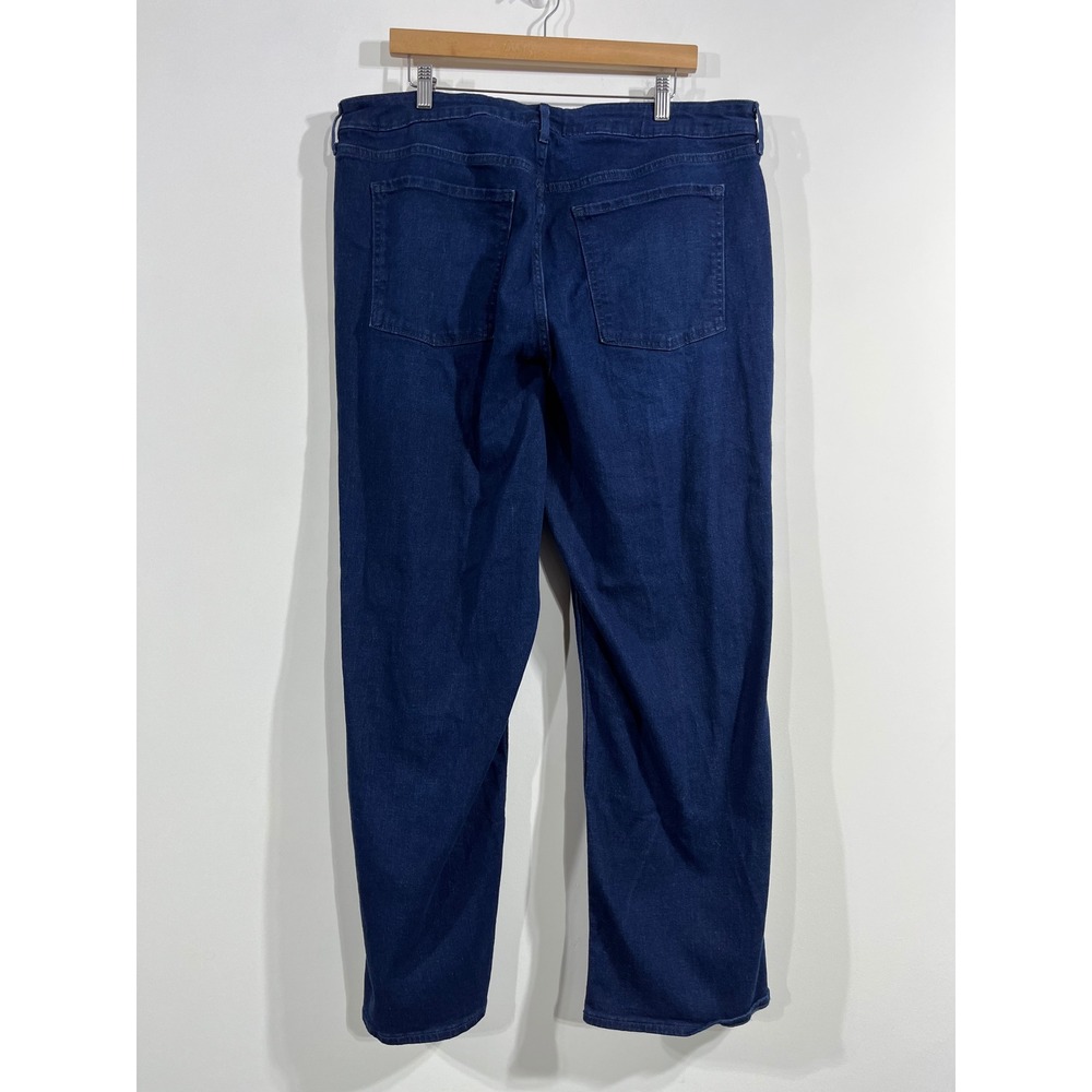 Old Navy Retro Wide Leg Jeans Womens 18 High Rise Denim Streetwear Boho Relaxed - Picture 4 of 9
